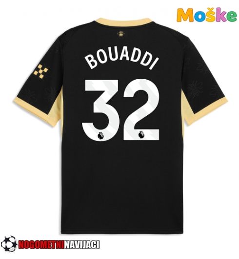 Moške Nogometnih dresov Manchester City Ayyoub Bouaddi #32 Gostujoči 2026-27 Kratki rokavi Moške Nogometnih dresov Manchester City Ayyoub Bouaddi #32 Gostujoči 2026-27 Kratki rokavi